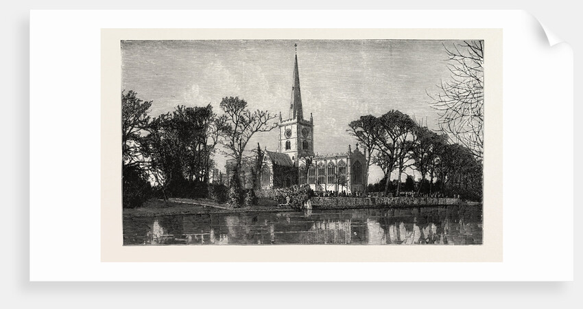 Holy Trinity Church, in Here Shakespeare is Buried from the River Avon, Stratford-on-Avon by Anonymous