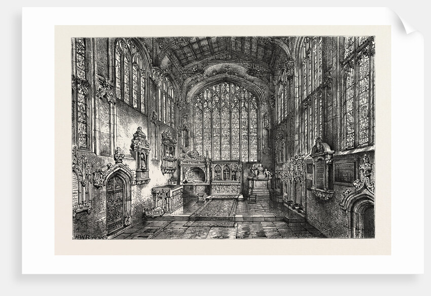 Chancel of Holy Trinity Church, Showing the Grave of Shakespeare, Stratford-on-Avon by Anonymous