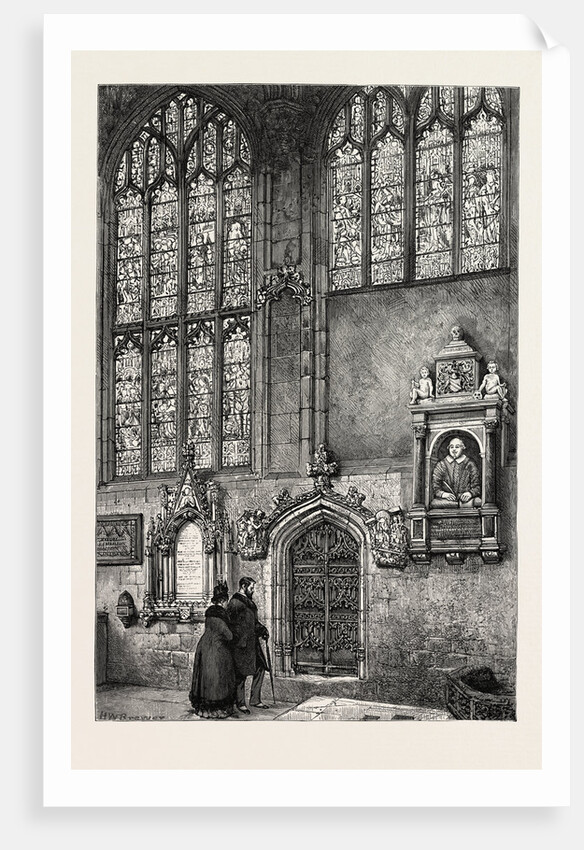 View in the Chancel, Holy Trinity Church, Stratford-on-Avon by Anonymous