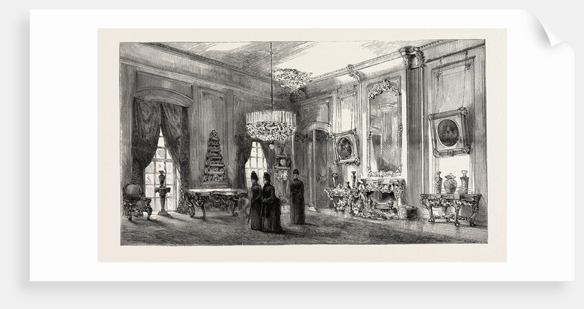 Her Majesty's Sitting-Room in the Palace, Charlottenburg Germany by Anonymous