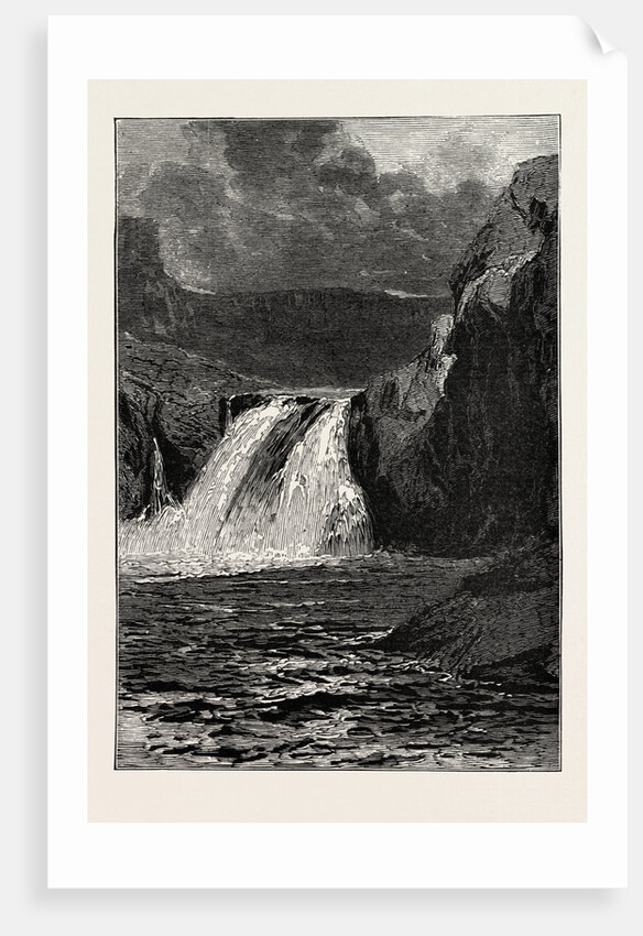The Mill Race Fall at Shoshone, America, United States by Anonymous