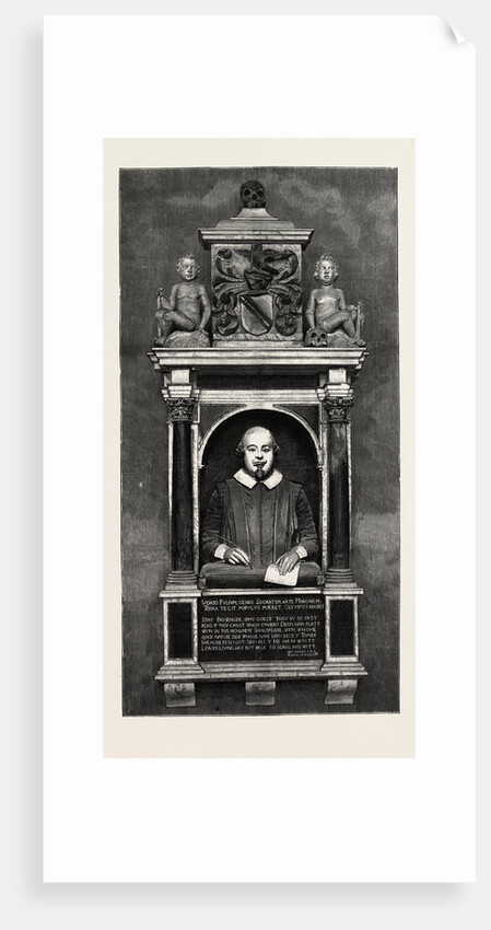 The Shakespeare Memorial Bust and Tablet, Holy Trinity Church, Stratford-on-Avon by Anonymous