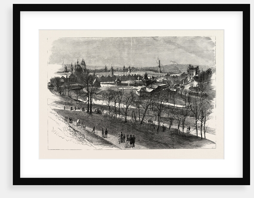 View of the Exhibition Buildings and Kelvin Grove, the Glasgow International Exhibition by Anonymous