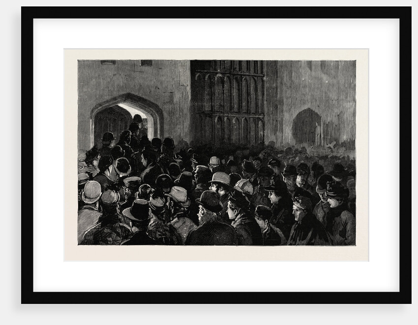 Distributing the Queen's New Year Gifts at Windsor by Anonymous