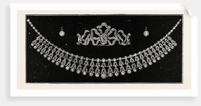 Diamond Tiara, Necklace, and Ear Rings Presented to Her Excellency Lady Loch by the Ladies of Victoria by Anonymous