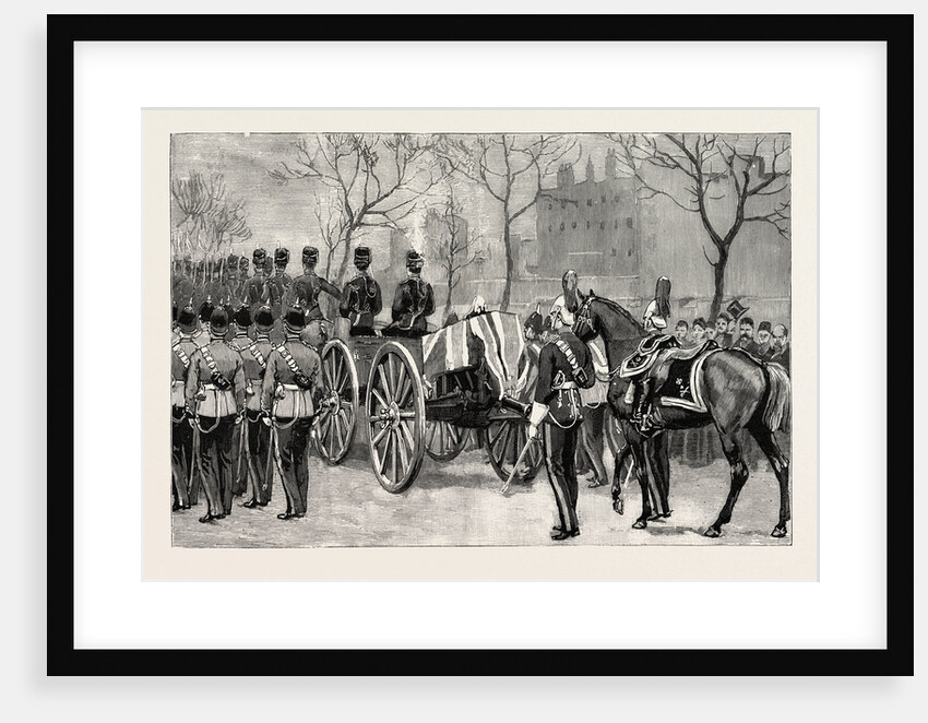 The Funeral of Lord Napier of Magdala, the Body Being Removed from the Tower, Escorted by Non Commissioned Officers of the Royal Engineers by Anonymous