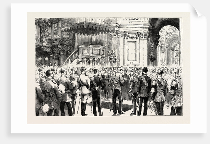 The Funeral of Lord Napier of Magdala, the Ceremony in St. Paul's Cathedral, London by Anonymous