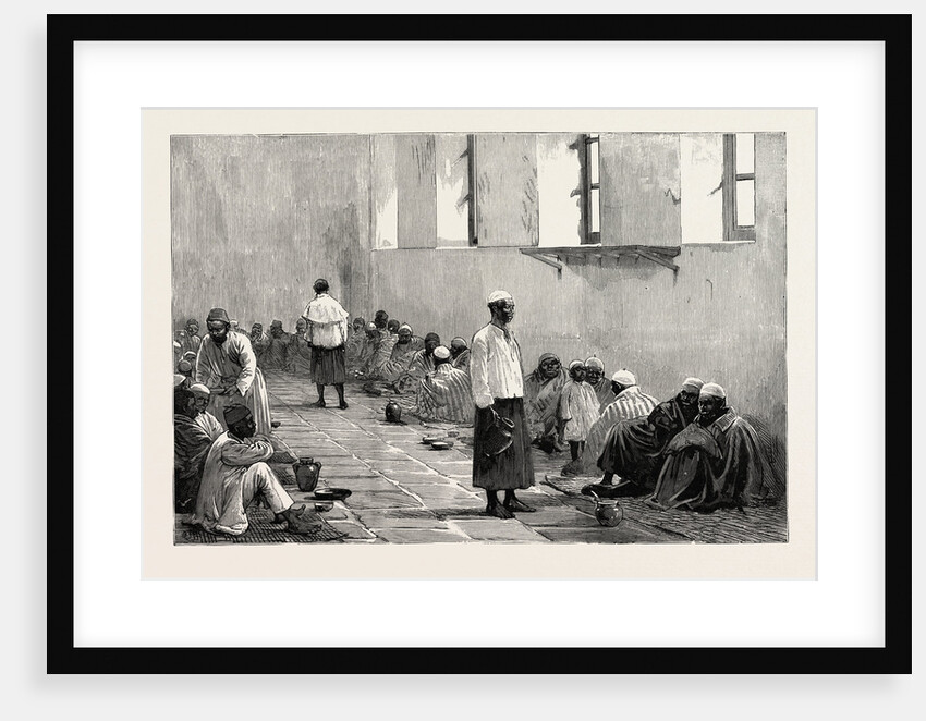Emin Pasha's People at Home in the Abbassiyeh Barracks, Cairo, Egypt by Anonymous