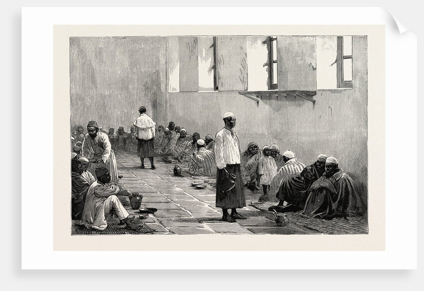 Emin Pasha's People at Home in the Abbassiyeh Barracks, Cairo, Egypt by Anonymous