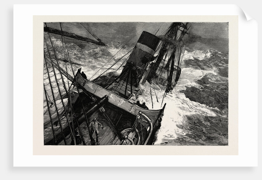 T He Canadian Ss. Sardinian Crossing the Atlantic in the Recent Gales by Anonymous