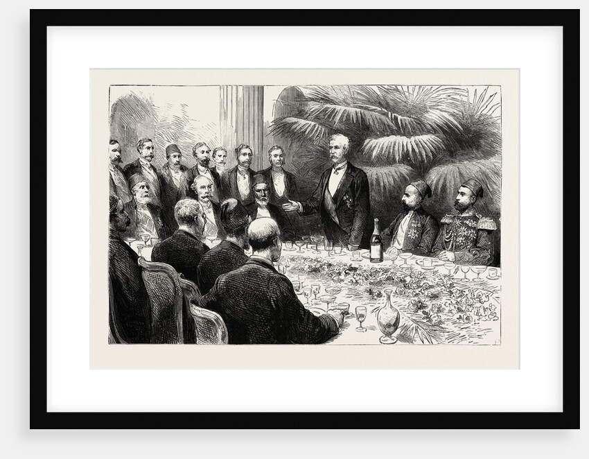 Banquet Given by the Egyptian Government at Cairo in Honour of Mr. Stanley's Arrival, Egypt by Anonymous