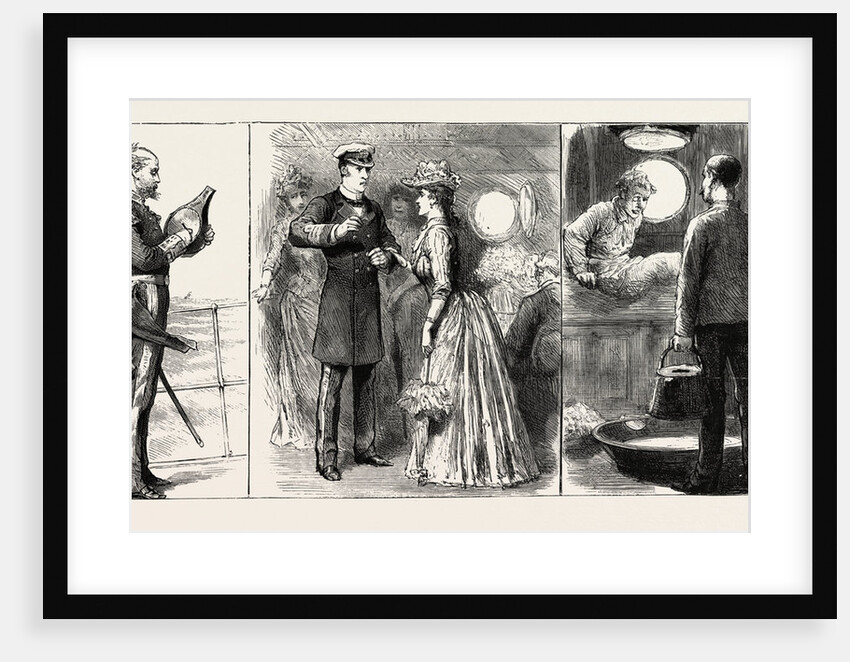 On Board a Ship, Playfully, I'm Really Very Sorry, But Your Loose Little Sketches All Blew Away by Anonymous