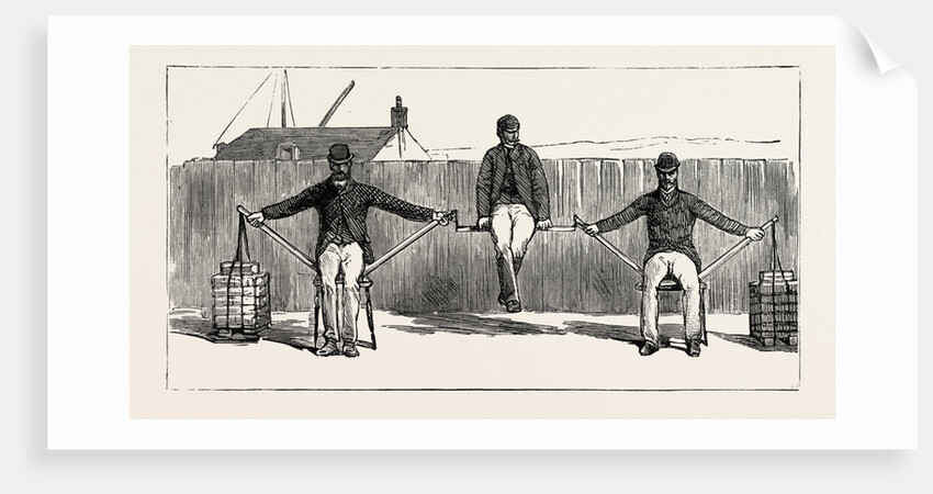 The Opening of Forth Bridge by the Prince of Wales, Living Model Illustrating the Cantilever Principle by Anonymous