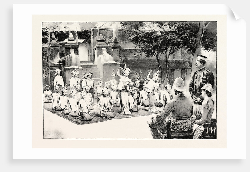 A Burmese Ballet, Burma, As Performed Before H.R. H. Prince Albert Victor by Anonymous