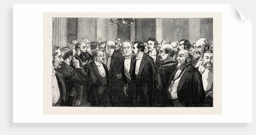 Kent County Banquet to Lord Harris, Assembling of the Guests Before Dinner by Anonymous