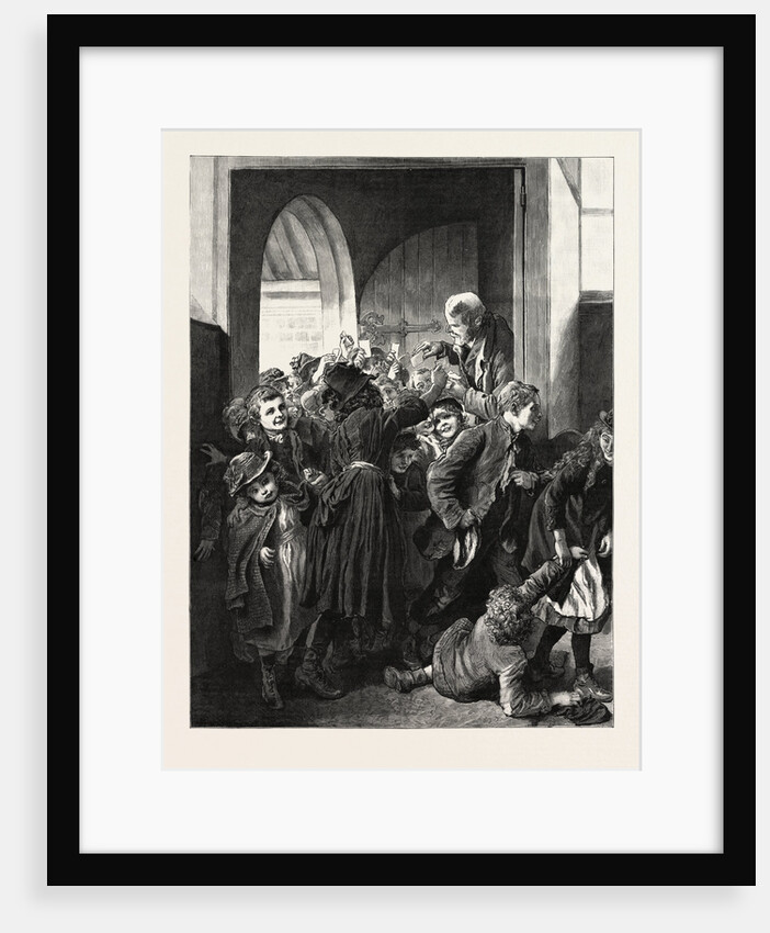 Free Dinners to Poor Children at the King Edward's Mission, Whitechapel, London by Anonymous