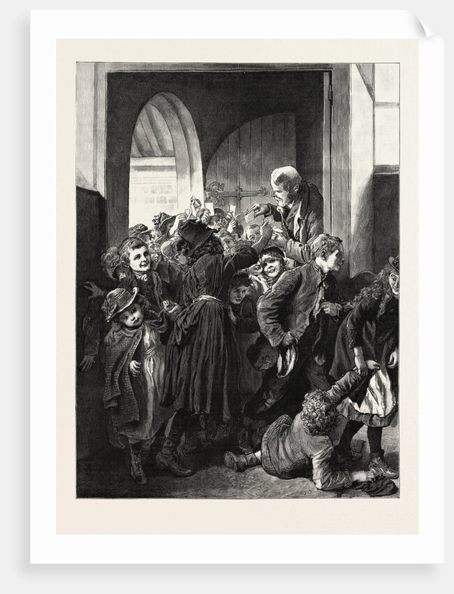 Free Dinners to Poor Children at the King Edward's Mission, Whitechapel, London by Anonymous