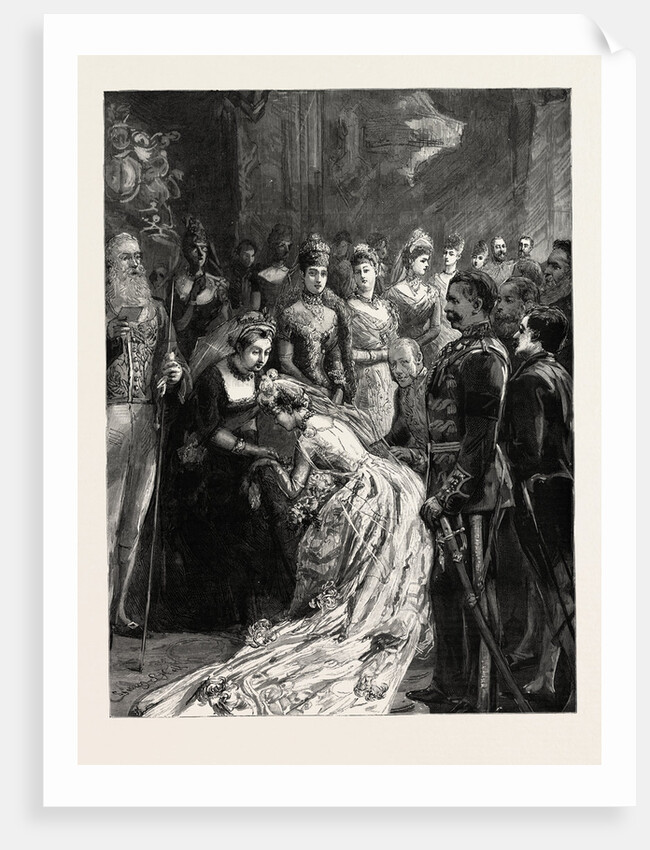 A Presentation to Her Majesty at a Recent Drawing Room by Anonymous