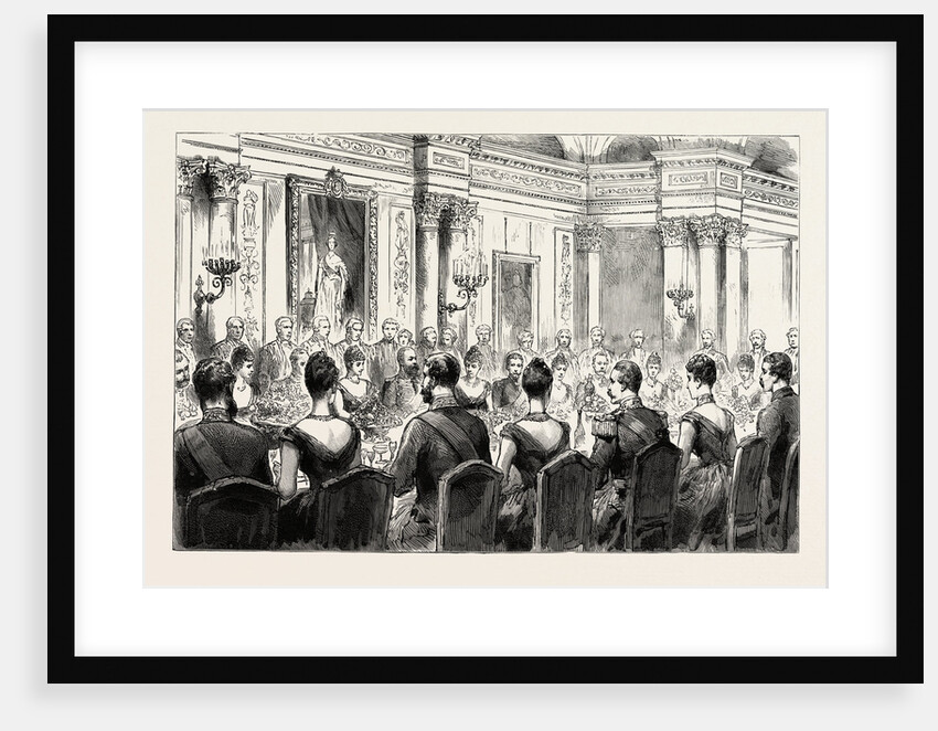 The Banquet Given by Sir Edward and Lady Ermyntrude Malet at the British Embassy, Berlin Germany by Anonymous