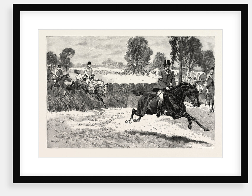 The House of Commons Point to Point Steeplechase Near Rugby, Mr. Elliott Lees Wins on Damon by Anonymous
