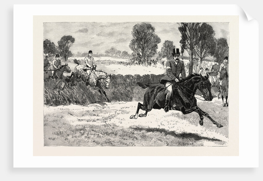 The House of Commons Point to Point Steeplechase Near Rugby, Mr. Elliott Lees Wins on Damon by Anonymous