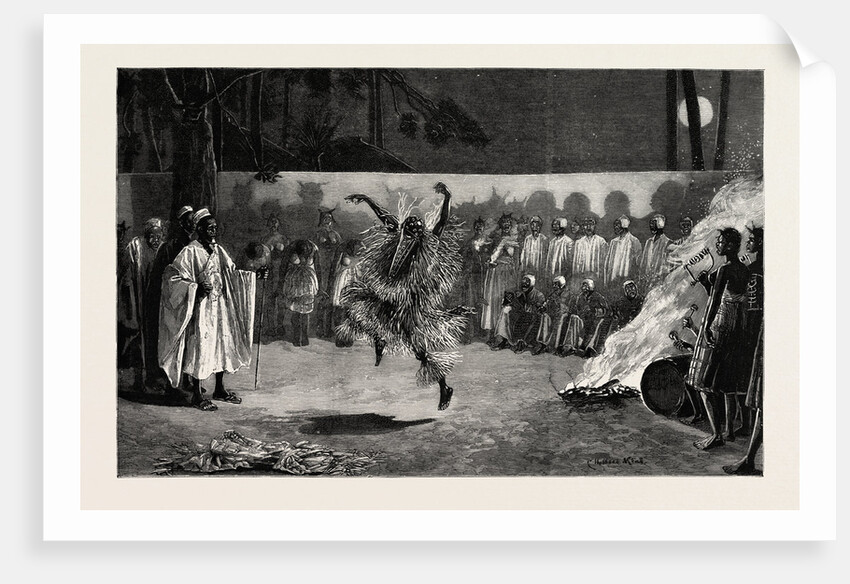The Devil's Dance, the West Coast of Africa by Anonymous