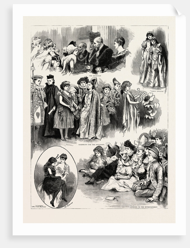 Juvenile Fancy Dress Ball at the Mansion House by Anonymous