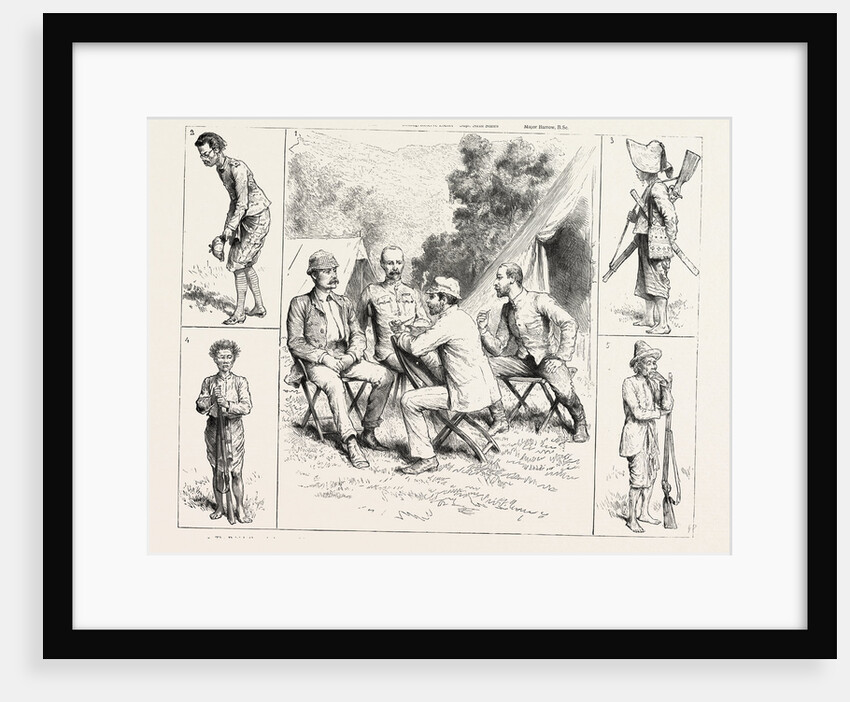 The Anglo Siamese Commission, 2. An Officer of the Siamese Regular Army Making His Bow by Anonymous