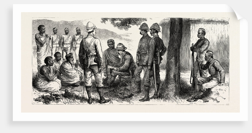 The Chin Lushai Expeditionary Force, the Rajah Lienpunga Making His Submission by Anonymous