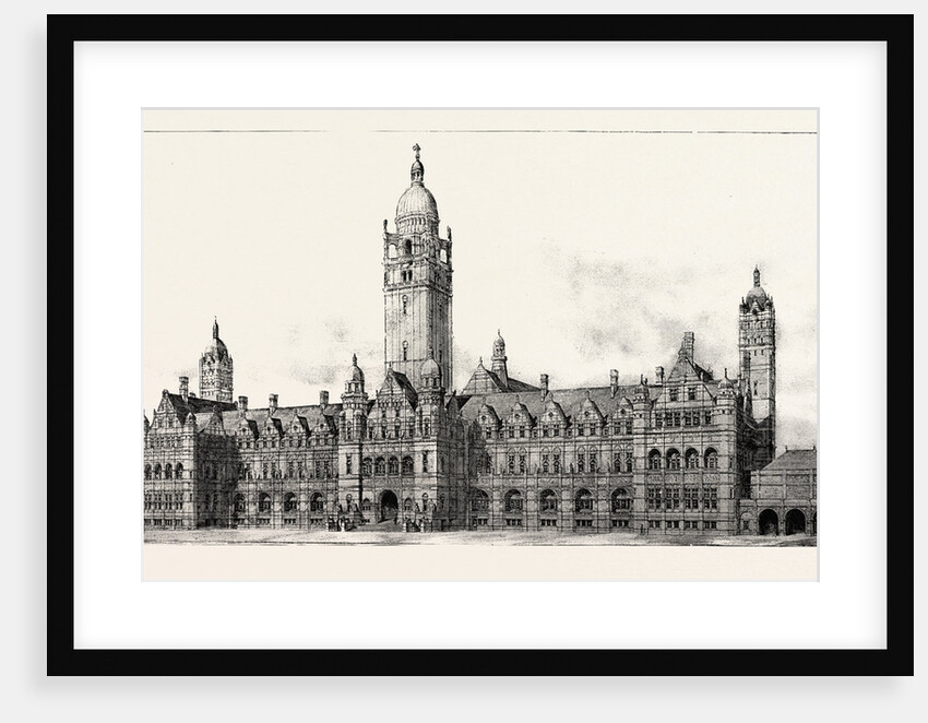 The Imperial Institute, London, the Facade of the Imperial Institute of the United Kingdom, the Colonies, and India by Anonymous
