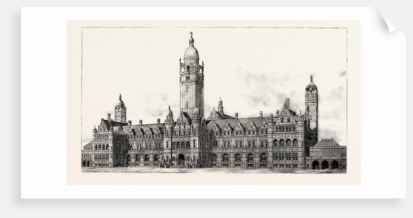 The Imperial Institute, London, the Facade of the Imperial Institute of the United Kingdom, the Colonies, and India by Anonymous