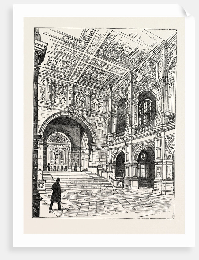 The Imperial Institute, London, Grand Staircase to Reception Hall by Anonymous