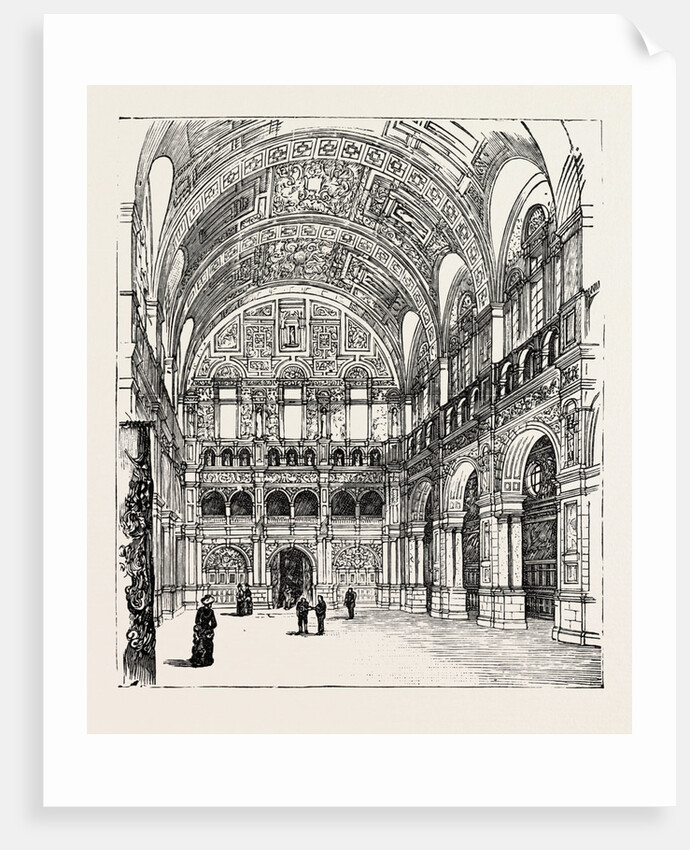 The Imperial Institute, London, the Reception Hall by Anonymous