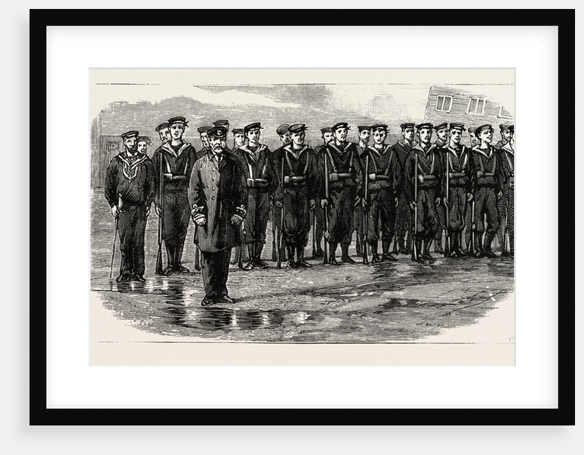 Stokers for the British Navy, Training-Class-Learning the Use of the Rifle by Anonymous