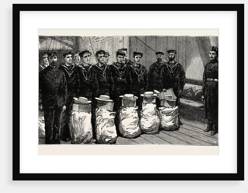 Stokers for the British Navy, Stokers Waiting to Be Drafted to a Sea Going Ship by Anonymous