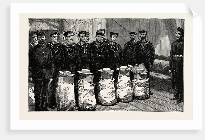 Stokers for the British Navy, Stokers Waiting to Be Drafted to a Sea Going Ship by Anonymous