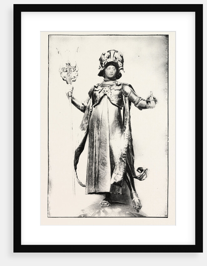 The Officers Jubilee Memorial, the Figure of Britannia by Anonymous