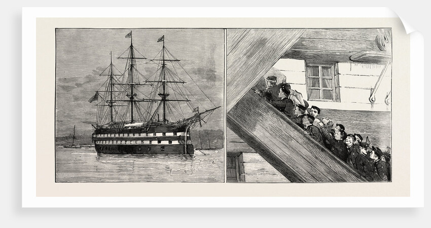 The Race at Greenhithe Between Naval Cadets of H.M.S. Worcester and H.M.S. Conway by Anonymous