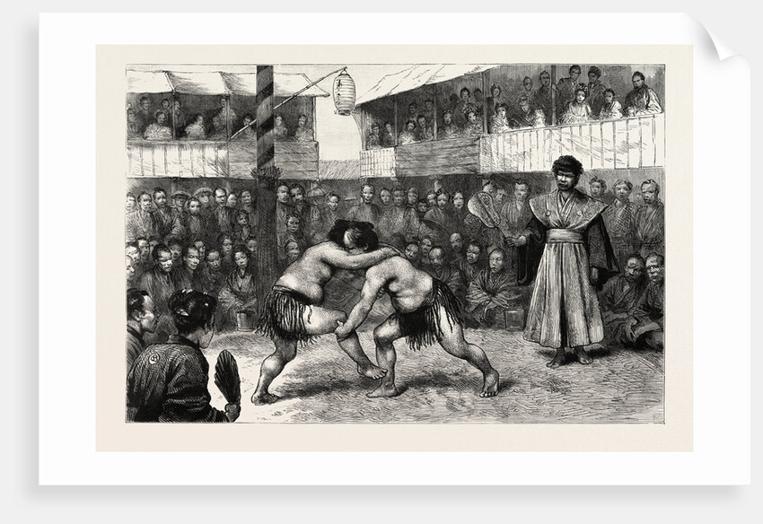 Sports in Japan, a Wrestling Match by Anonymous