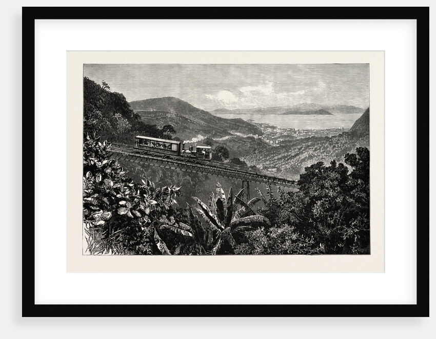 Rio De Janeiro, Railway to the Summit of Corcovado, City and Harbour of Rio in the Distance by Anonymous