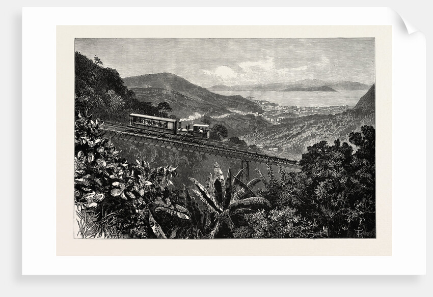 Rio De Janeiro, Railway to the Summit of Corcovado, City and Harbour of Rio in the Distance by Anonymous