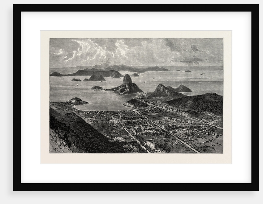 Rio De Janeiro, View from the Summit of Corcovado by Anonymous