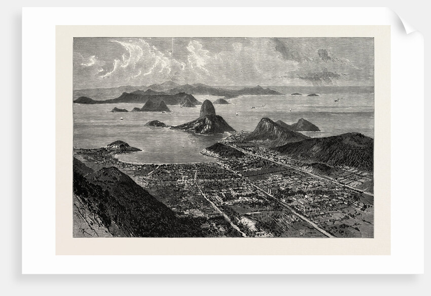 Rio De Janeiro, View from the Summit of Corcovado by Anonymous