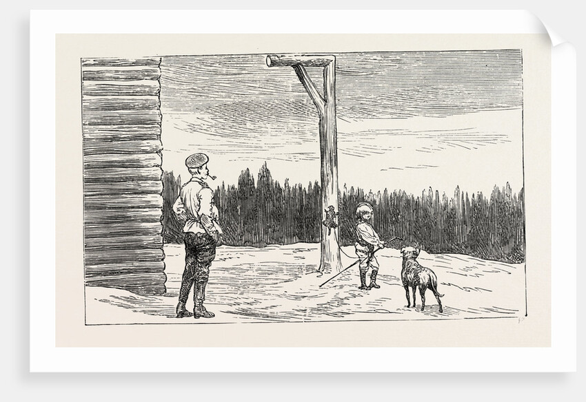 Kharsakov, Russia: Pour Encourager Les Autres, the Gallows, Kharsakov by Anonymous