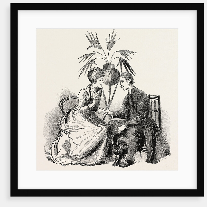 Our Curate Arranges with My Pretty Cousin to Tell Fortunes by Palmistry at His Bazaar by Anonymous