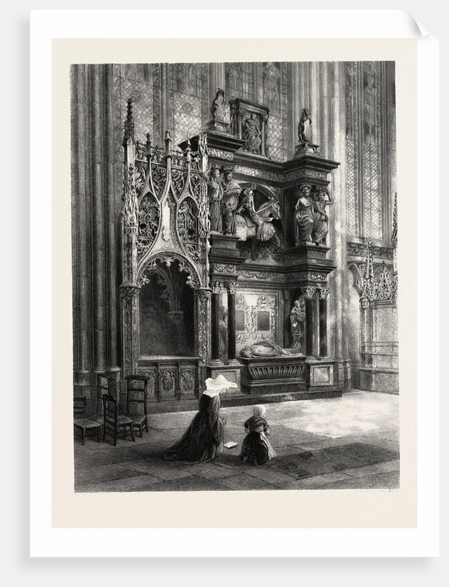 Tomb of Louis De Breze, Rouen Cathedral, Normandy and Brittany, France by Anonymous