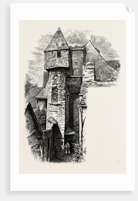 A Back Yard at Vitre, Normandy and Brittany, France by Anonymous