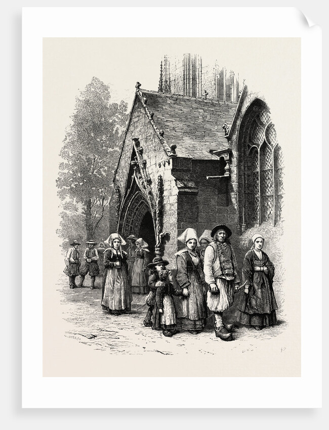 After Mass at Plouaret, Normandy and Brittany, France by Anonymous