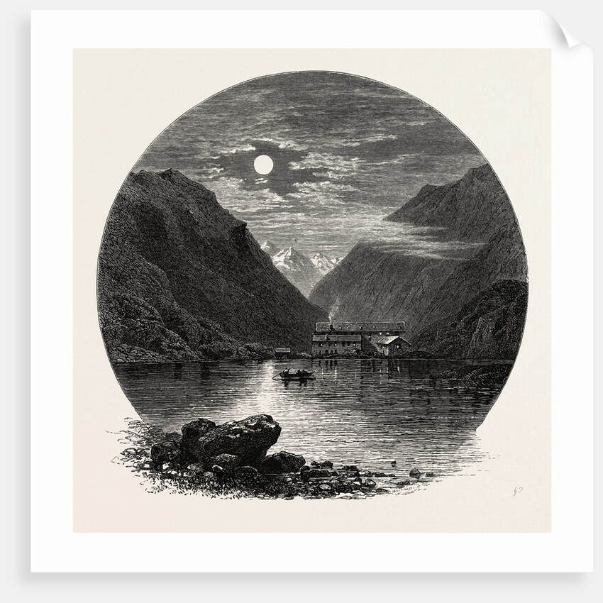 The Grimsel Hospice, Grimsel Hospiz, Switzerland, the Passes of the Alps by Anonymous