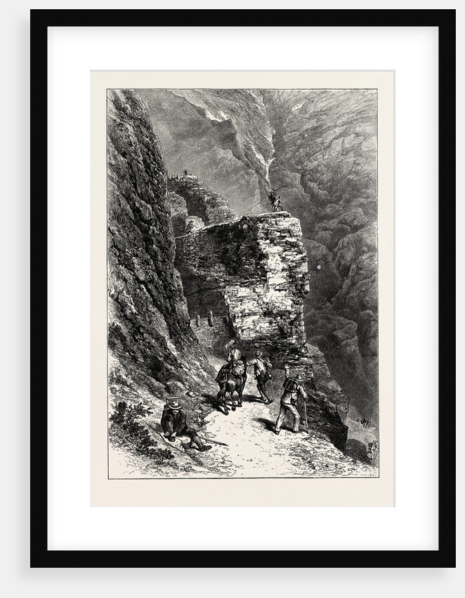 The Path Over the Gemmi, Gemmi Pass, Switzerland, the Passes of the Alps by Anonymous